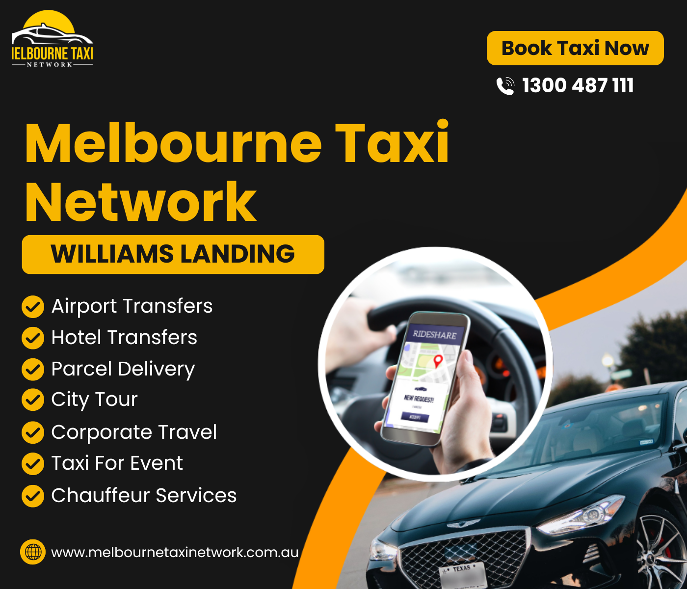 Taxi services in Williams landing